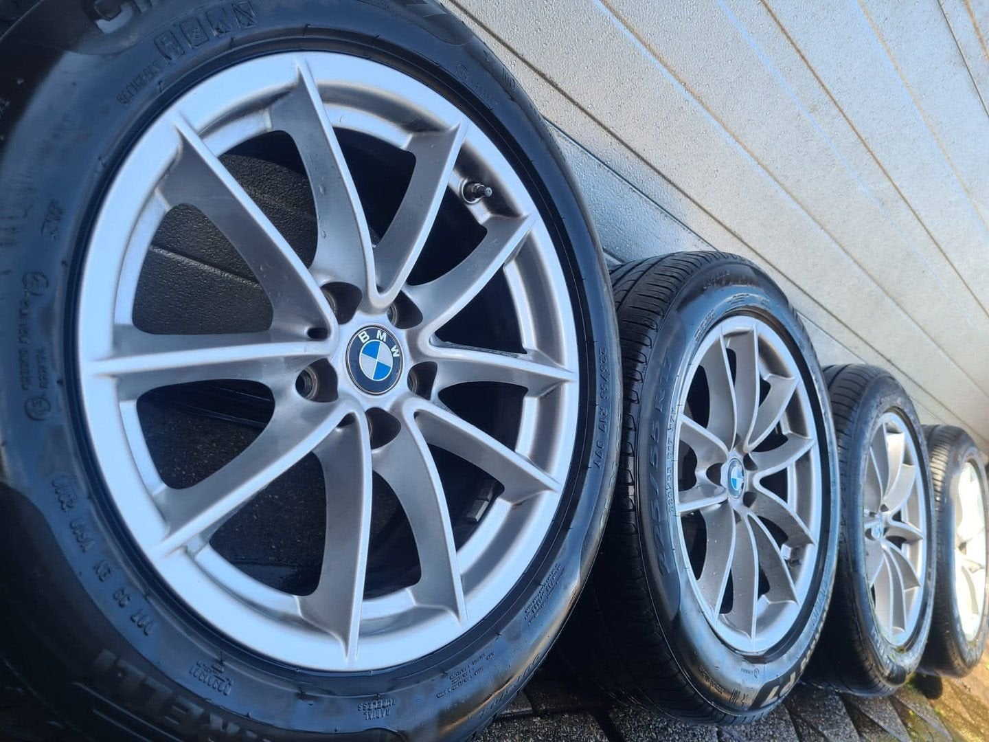 Orginele 17 inch BMW 5 serie G10 G11 G12 G30 velgen banden, Gebruikt, -, -, Banden en Velgen