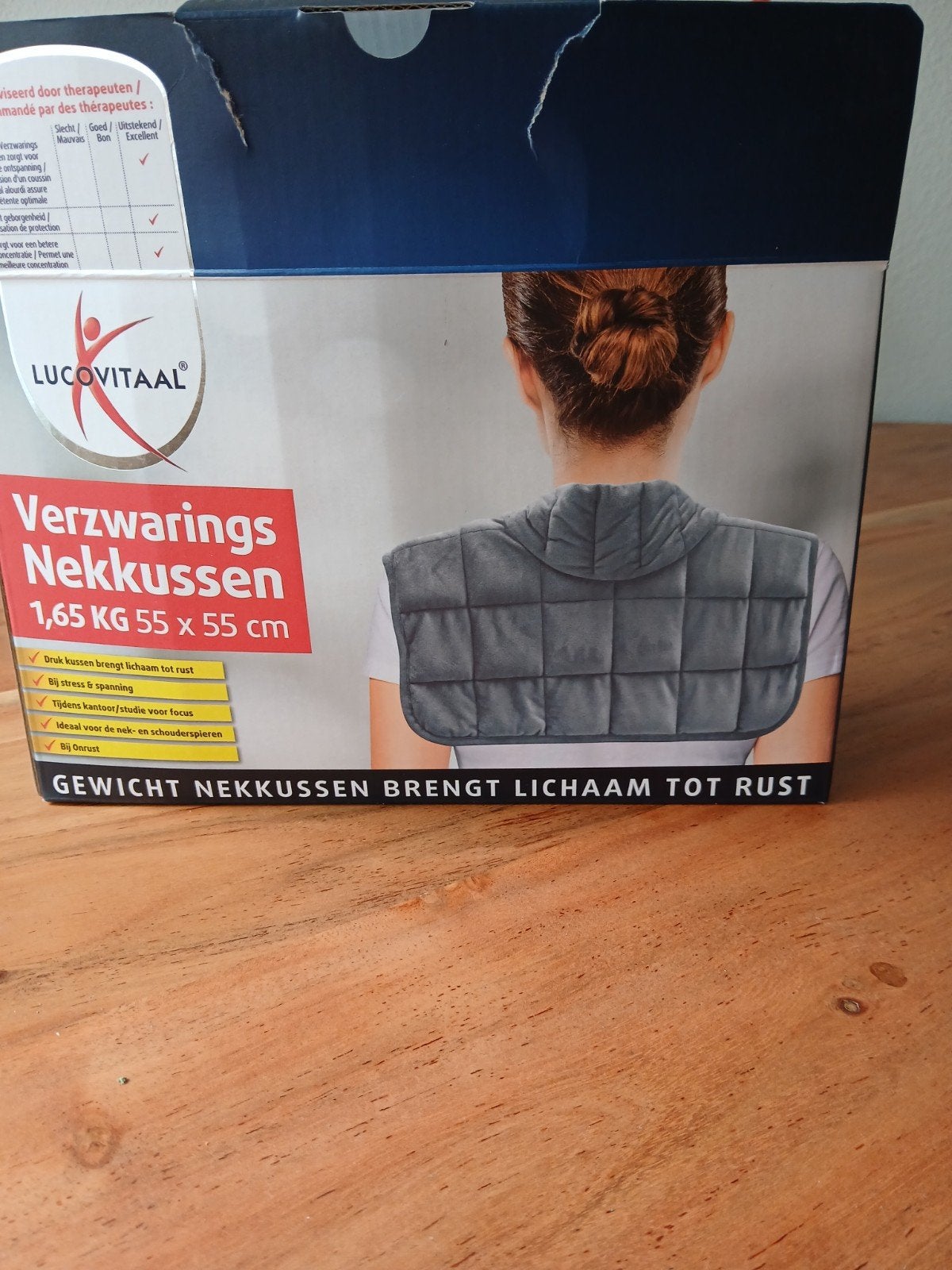 Lucovitaal Verzwarings Nekkussen 1,65 KG, Ophalen, Nieuw, Overige typen