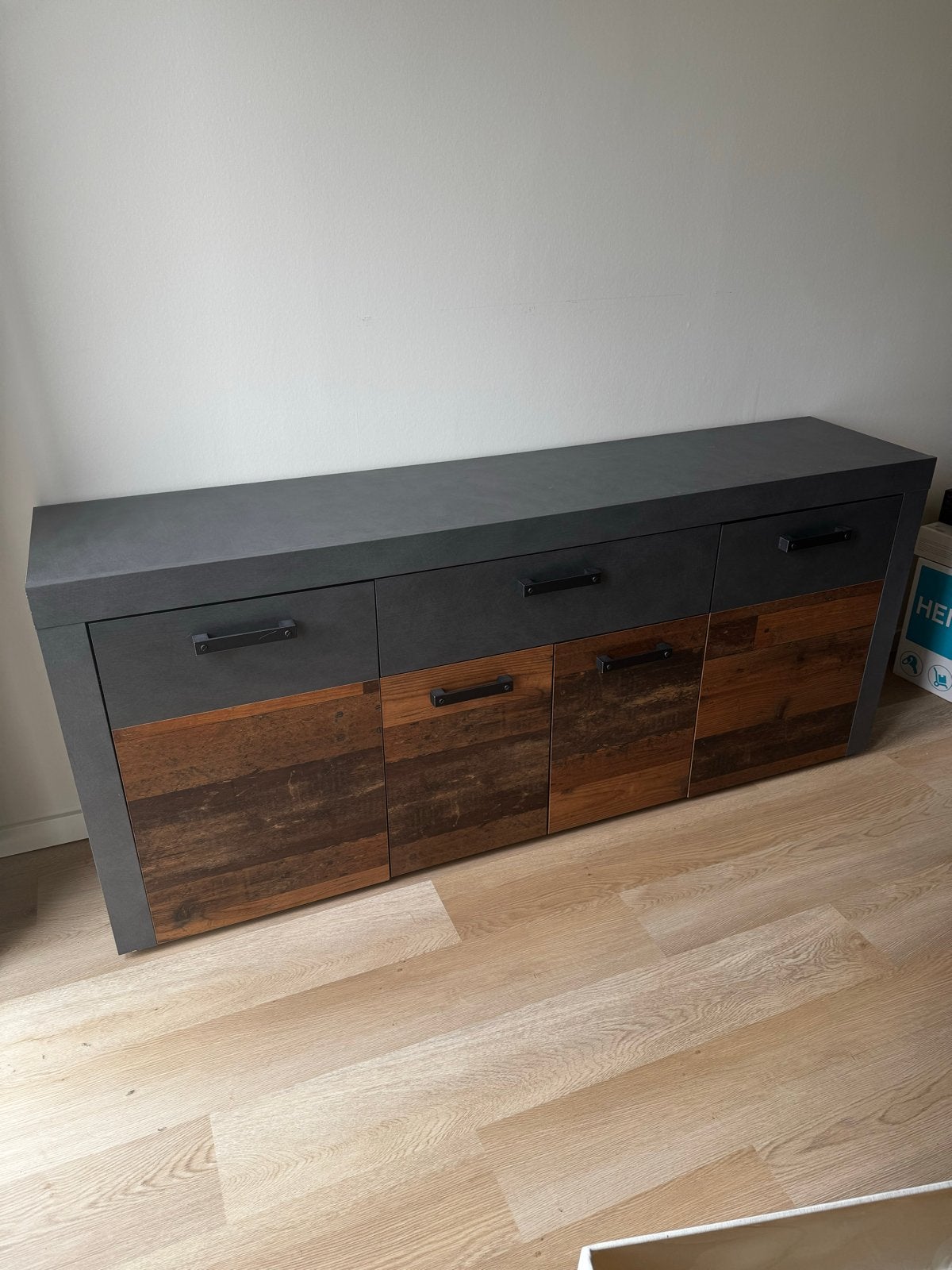 Modern dressoir met lades en deuren, Ophalen, Gebruikt, 150 tot 200 cm, Met lade(s)