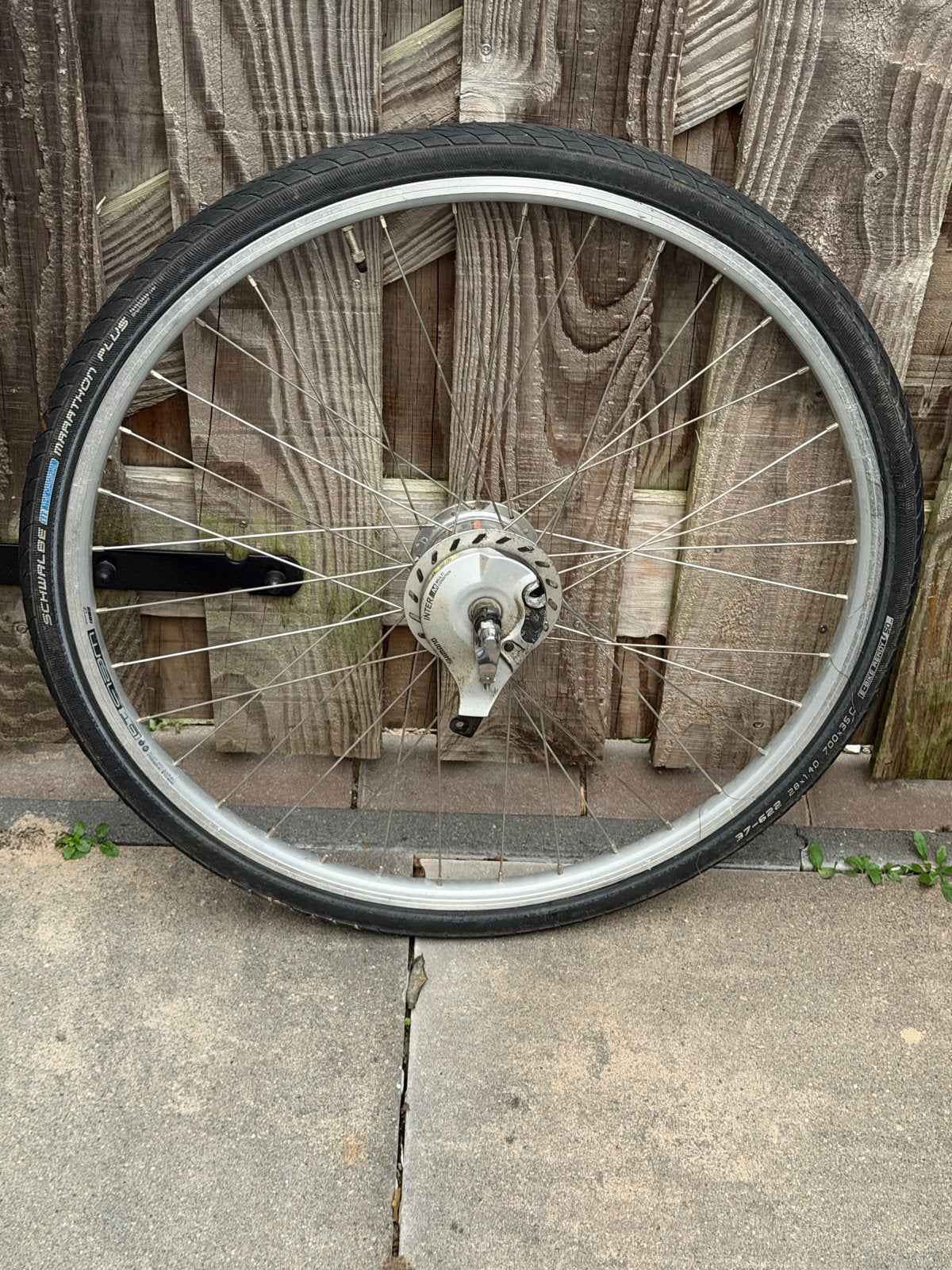 Achterwiel 28 inch Shimano Nexus Premium 8 versnellingen, Ophalen of Verzenden, Zo goed als nieuw, Wiel