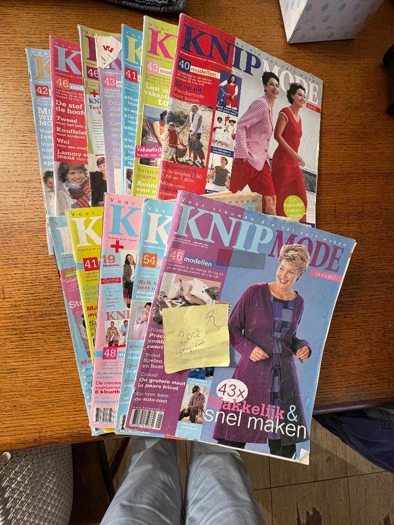 KNIPMODE JAARGANG 2002 COMPLEET, Ophalen of Verzenden, Zo goed als nieuw, Vrouw, Knipmode