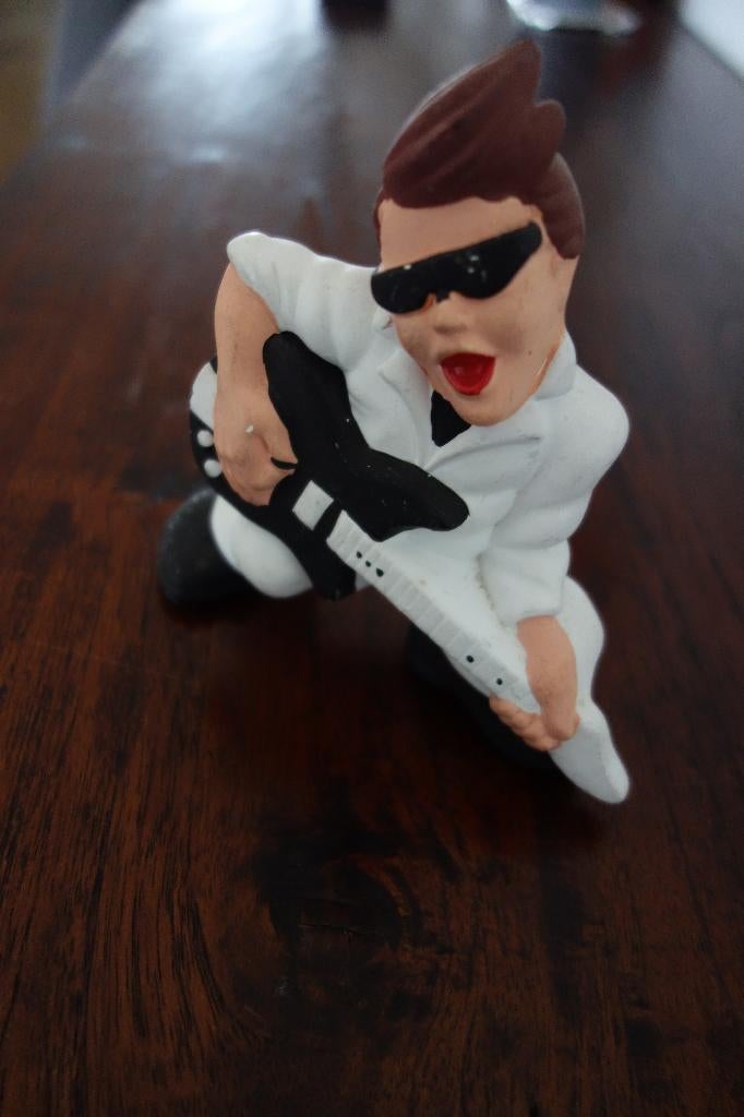 Beeldje Elvis Presley, Ophalen of Verzenden, Zo goed als nieuw, Pop, Beeldje of Miniatuur
