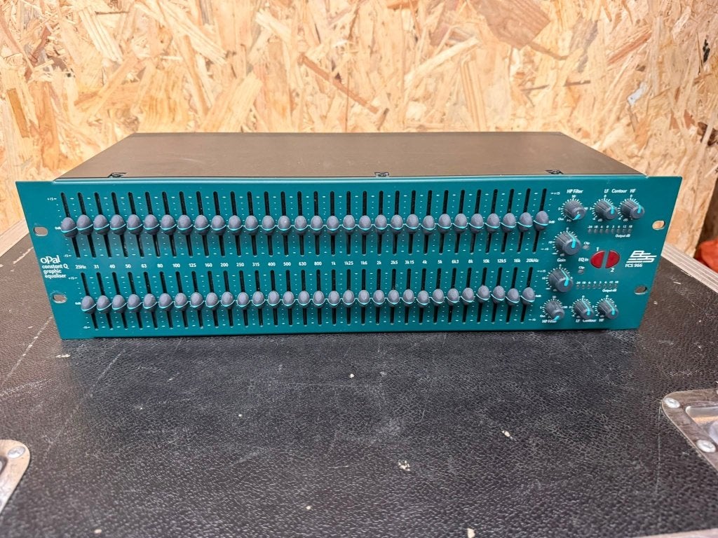 BSS FCS-966 30 bands grafische equalizer, Ophalen of Verzenden, Zo goed als nieuw, Equalizer