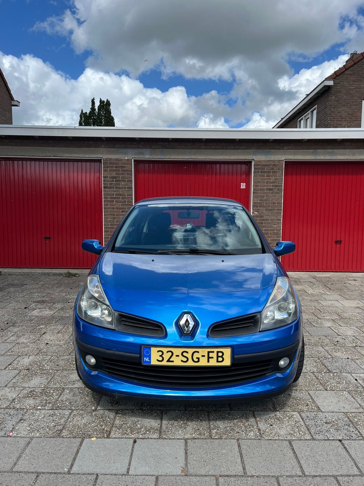 Renault Clio Dynamic Luxe 1.4 16V 3-DRS 2006 Blauw, Auto's, Renault, Voorwielaandrijving, Zwart, 4 cilinders, Blauw