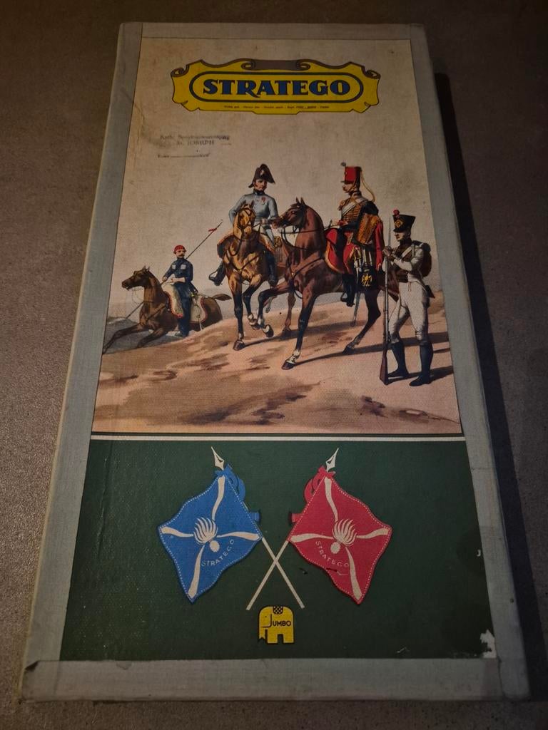 Vintage Stratego Bordspel - Klassiek Strategisch Spel, Hobby en Vrije tijd, Gezelschapsspellen | Bordspellen, Gebruikt, Een of twee spelers