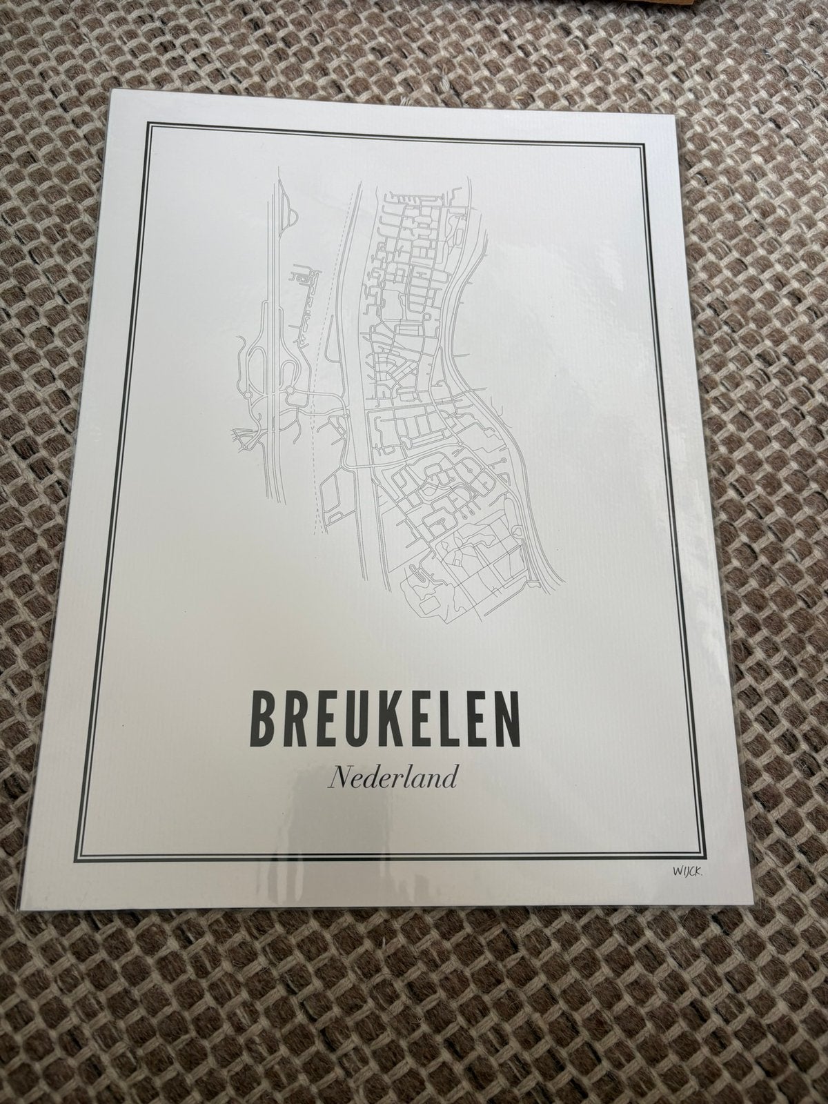 Wijck Breukelen, Ophalen of Verzenden, Nieuw, Minder dan 50 cm, Schilderij