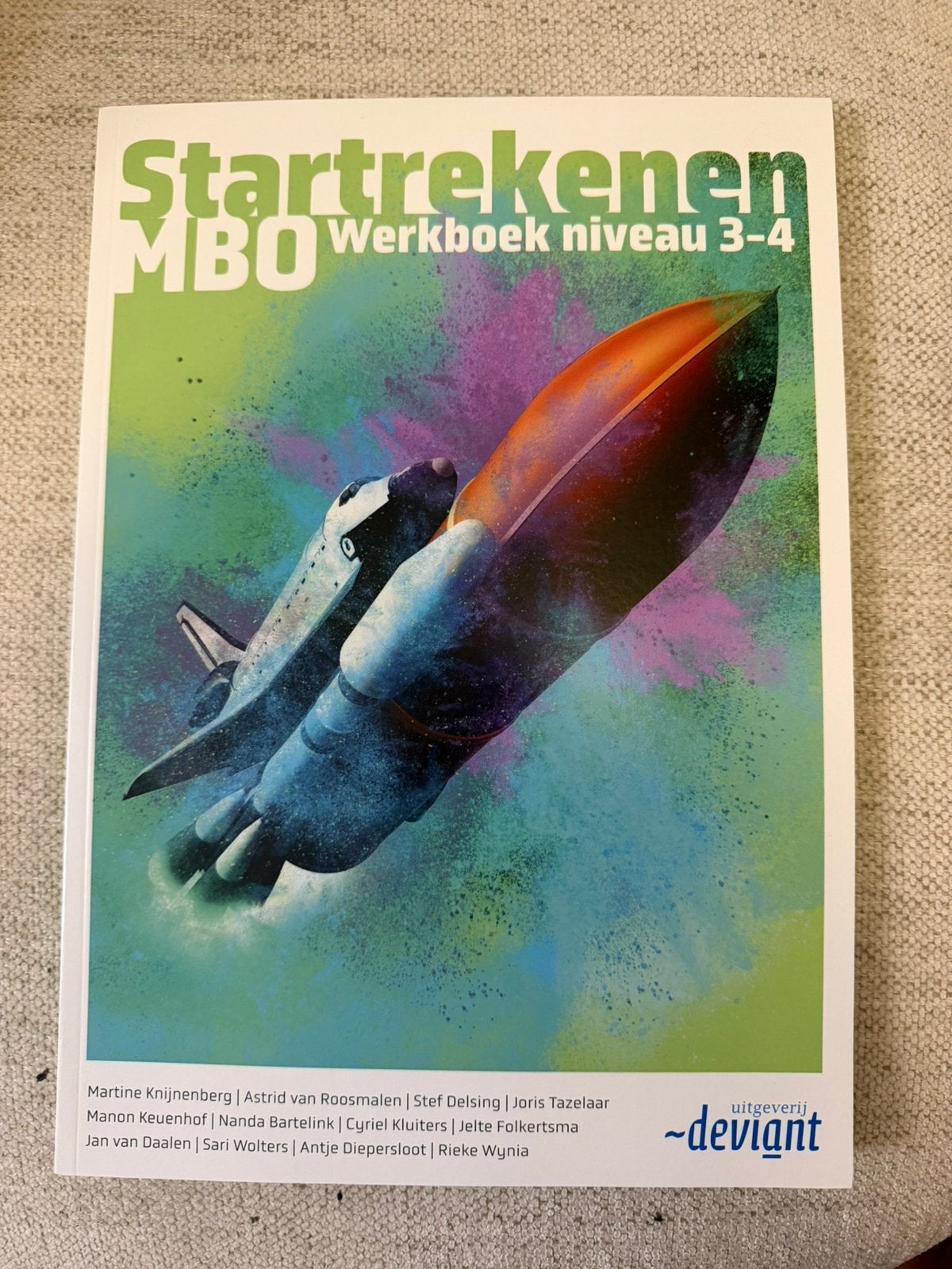 Studiereader Startrekenen MBO niv. 3-4 ECK, Overige vakken, Jelte Folkertsma, Nieuw, Ophalen of Verzenden