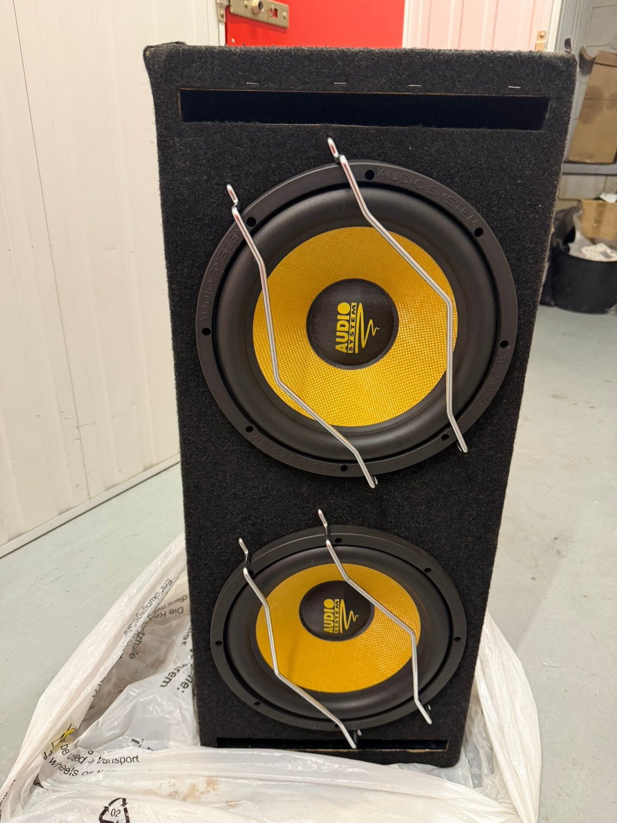 Audio systeem subwoofer, Ophalen, Gebruikt