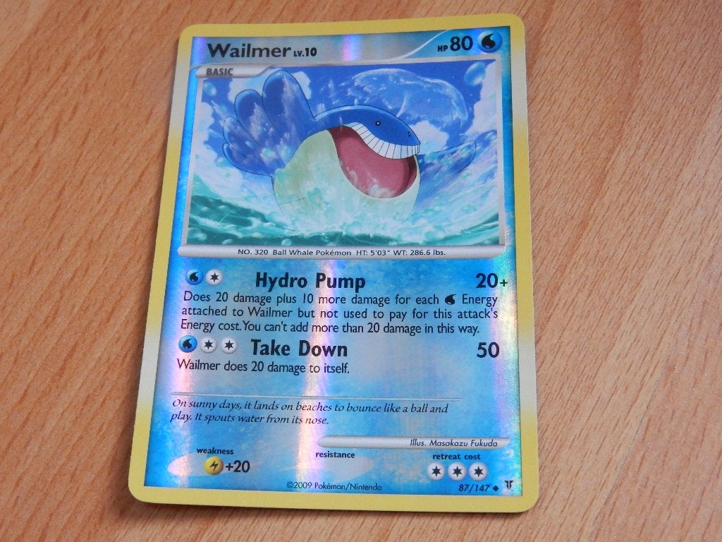 Wailmer Reverse kaart: Platinum Supreme Victors, 87/147, Ophalen of Verzenden, Zo goed als nieuw, Losse kaart