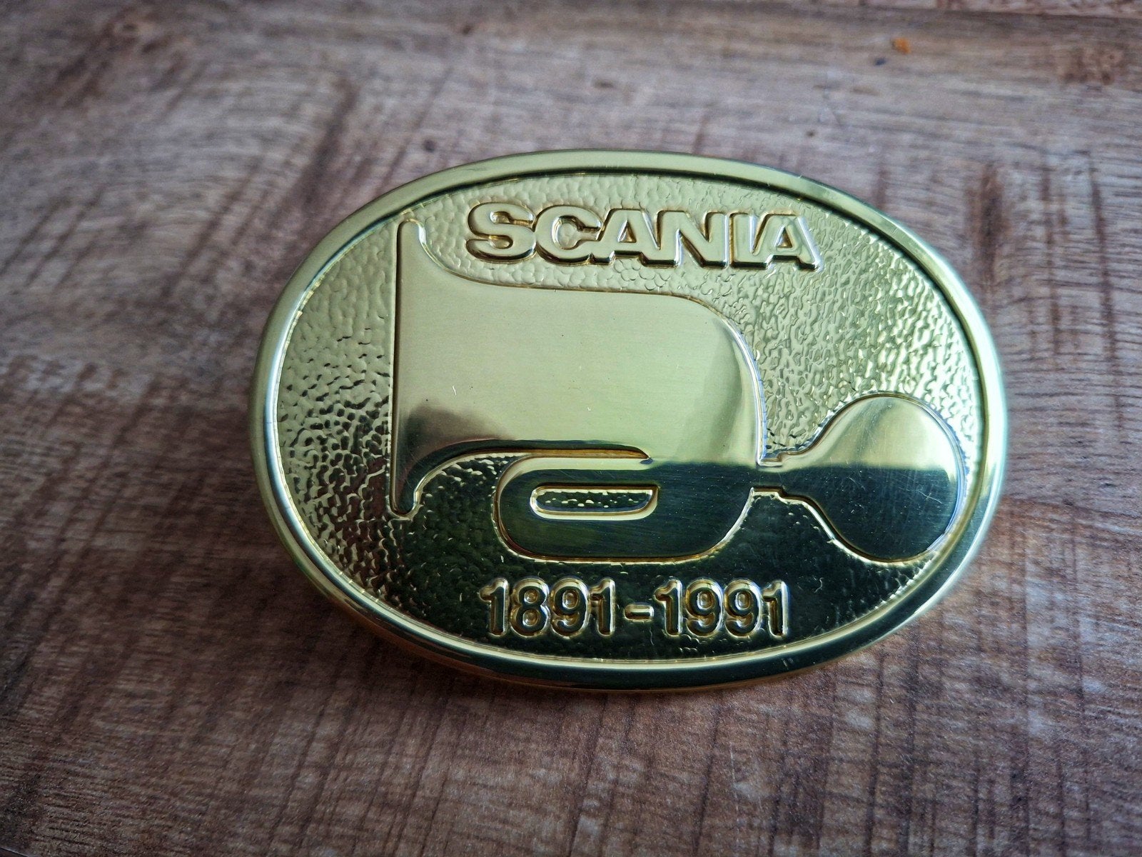 Scania Embleem 100 jaar Scania, Verzamelen, Ophalen of Verzenden, Nieuw, Auto's
