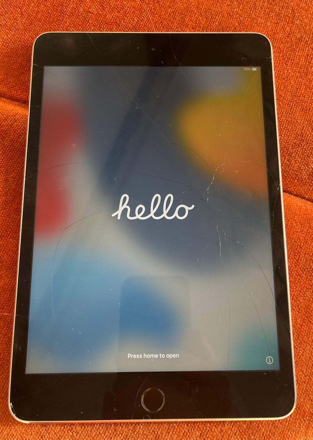 iPad mini 4 - Scherm gebroken, werkt verder perfect, Computers en Software, Gebruikt, Ophalen of Verzenden, 7 inch of minder, 16 GB