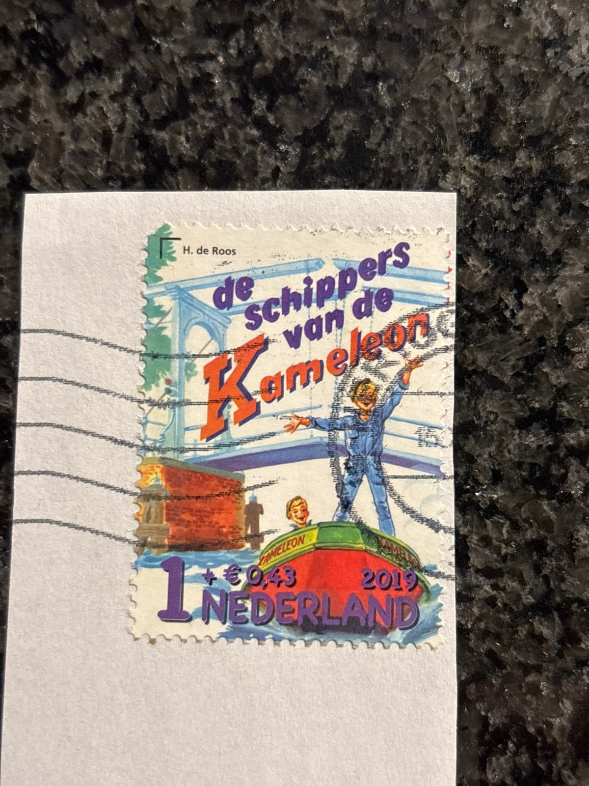 Postzegel De Schippers van de Kameleon 2019, Verzenden, Na 1940, Gestempeld