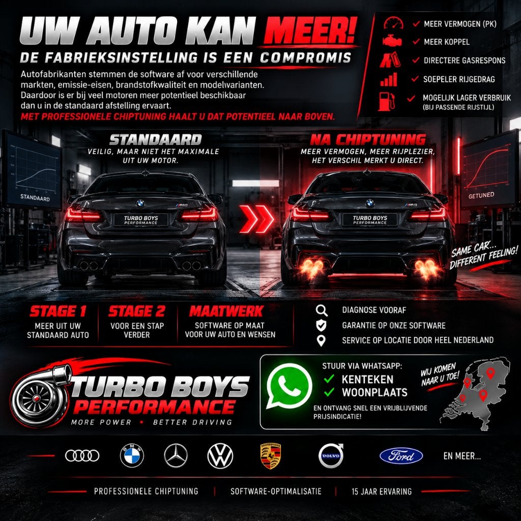HAAL MEER UIT UW AUTO MET CHIPTUNING OP MAAT STAGE 1 / 2, Auto diversen, Ophalen of Verzenden