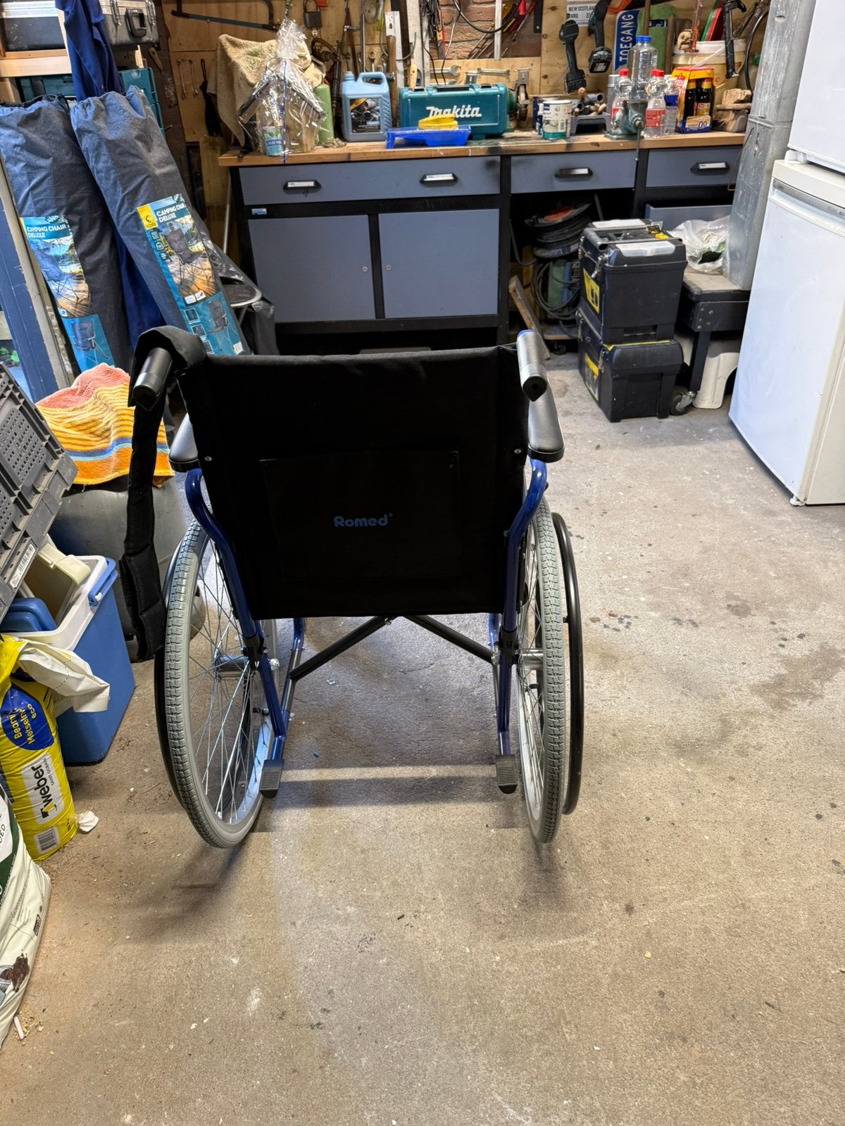 Mooie nieuwe opvouwbare rolstoel, Diversen, Rolstoelen, Ophalen, Nieuw