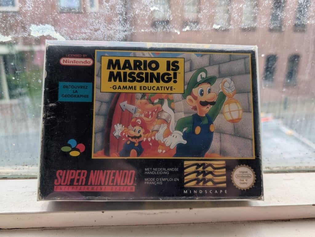 Mario is Missing Super Nintendo, Avontuur en Actie, Gebruikt, 1 speler, Ophalen of Verzenden