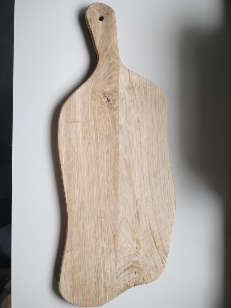 Handgemaakte eiken borrelplank - Nieuw, Ophalen, Hout, Snij-/serveerplank, Nieuw