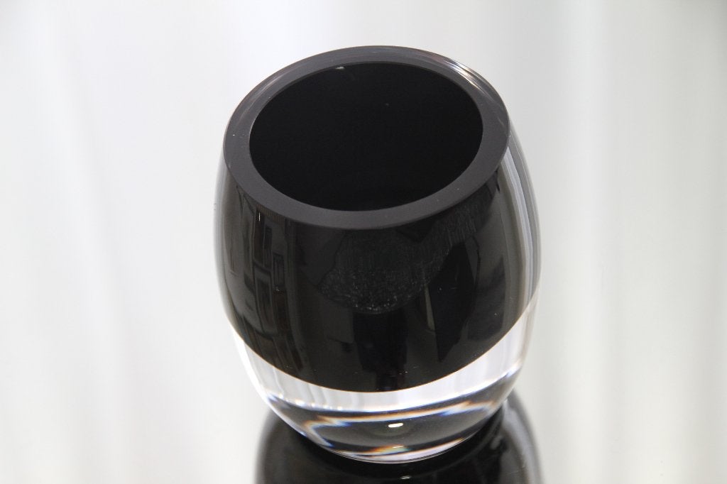 Tweekleurig glas/vaas, Antiek en Kunst, Antiek | Glas en Kristal, Ophalen of Verzenden