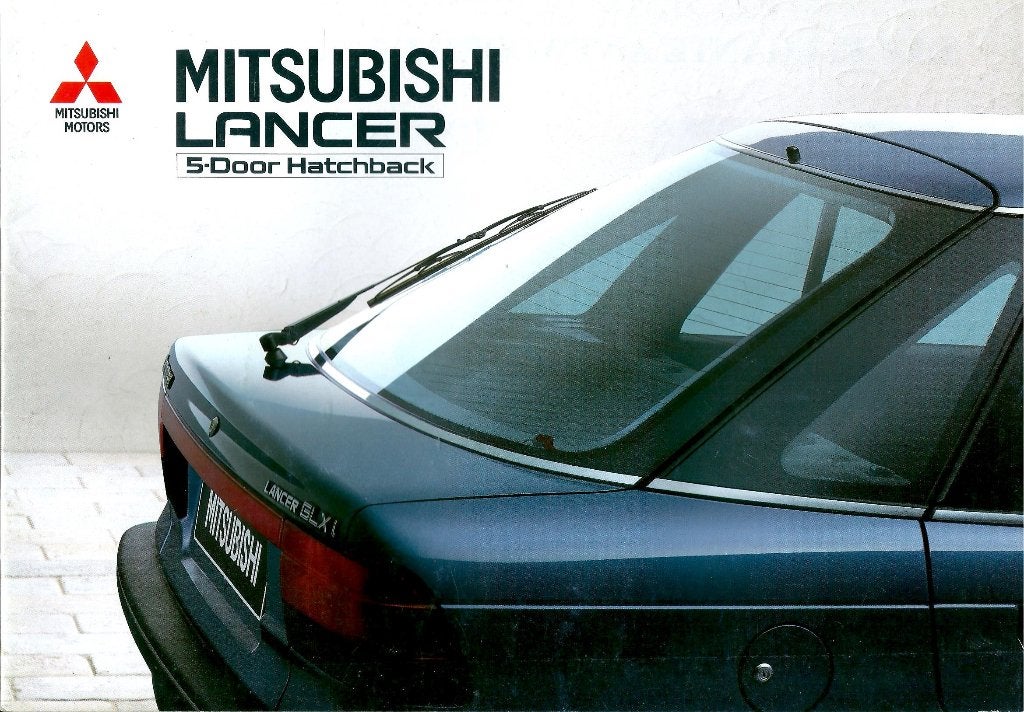 Brochure Mitsubishi Lancer Hatchback1989, Ophalen of Verzenden, Gelezen, Mitsubishi