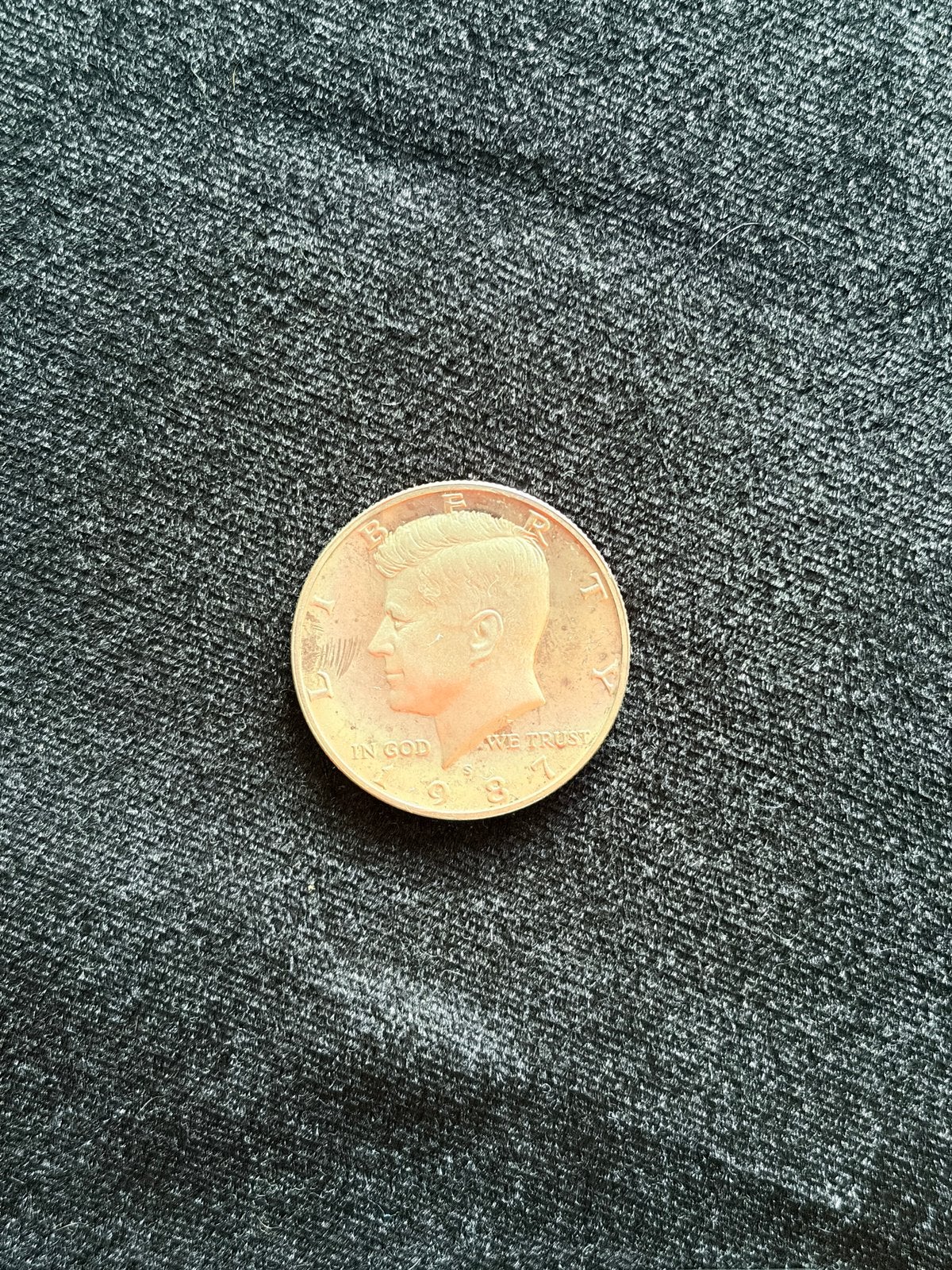 USA 1987 S Kennedy clad half dollar ZELDZAAM, Ophalen, Noord-Amerika