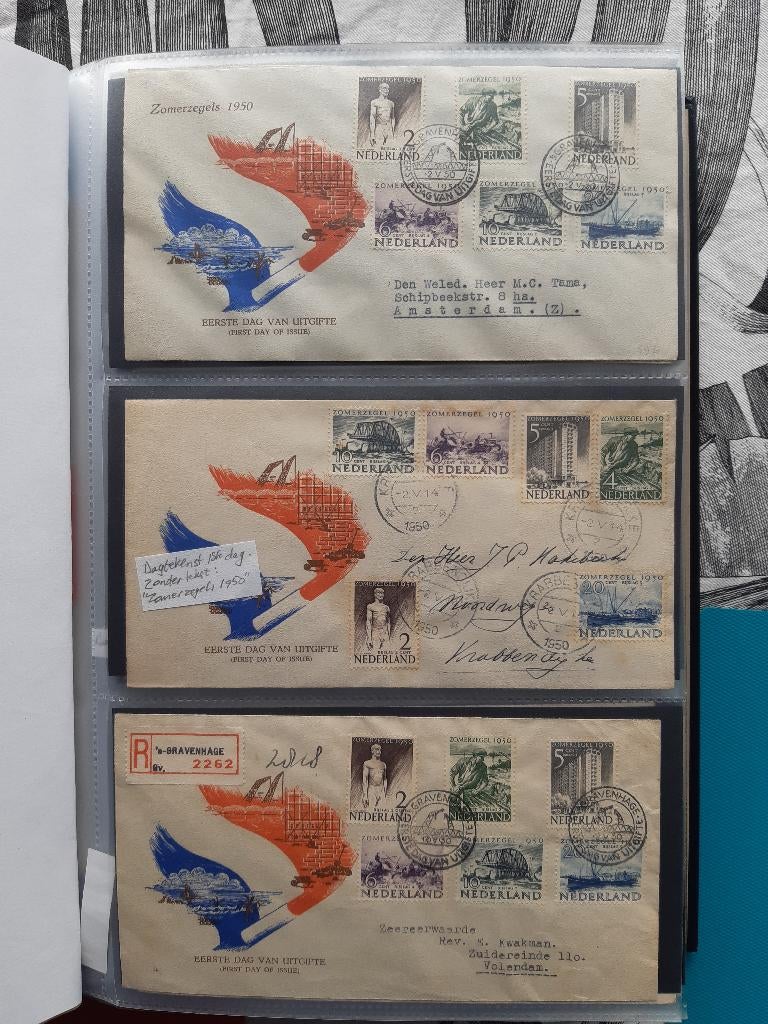 eerste dag enveloppen, Postzegels en Munten, Postzegels | Eerstedagenveloppen, Ophalen, Nederland