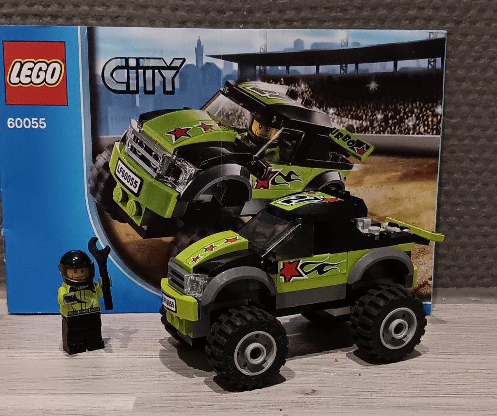 lego monster truck 60055, City, Lego, Ophalen of Verzenden, Zo goed als nieuw