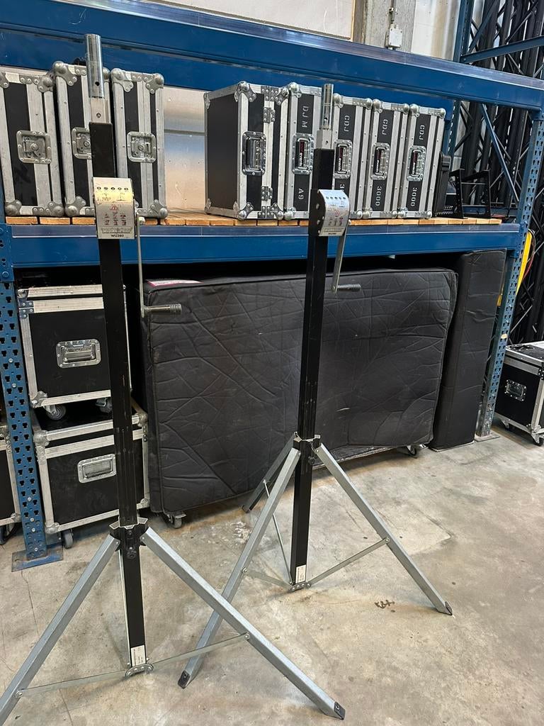 Set Protruss WU380 wind up statieven, Muziek en Instrumenten, Ophalen, Protrussstraat, Info@protruss.nl, Zo goed als nieuw