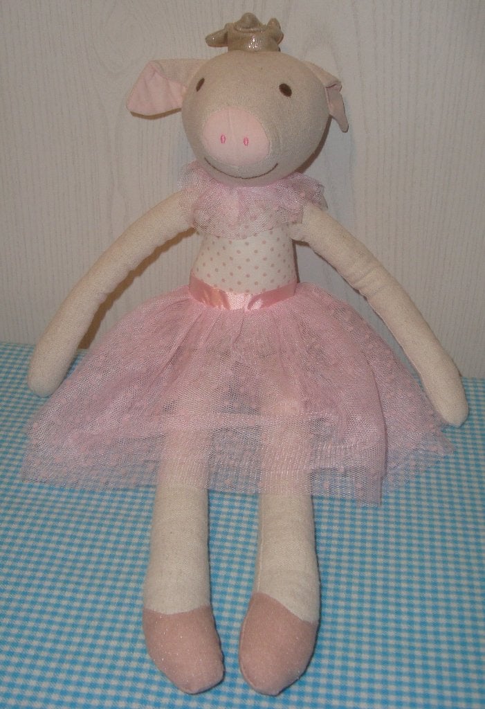 *Orange tree toys  VARKEN roze tutu tule rok ballerina, Kinderen en Baby's, Overige typen, Ophalen of Verzenden, Zo goed als nieuw