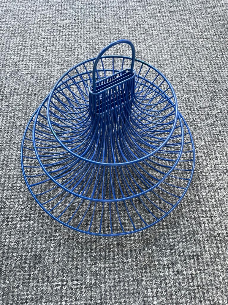Zeldzame Retro Vintage Ikea BESLÄKTAD fruitschaal- 3 etages, Overige materialen, Gebruikt, Schaal, Rond