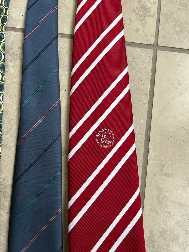 Diverse stropdassen, waaronder Ajax en patronen, Kleding | Heren, Stropdassen, Gedragen, Met patroon, Overige kleuren, Ophalen of Verzenden