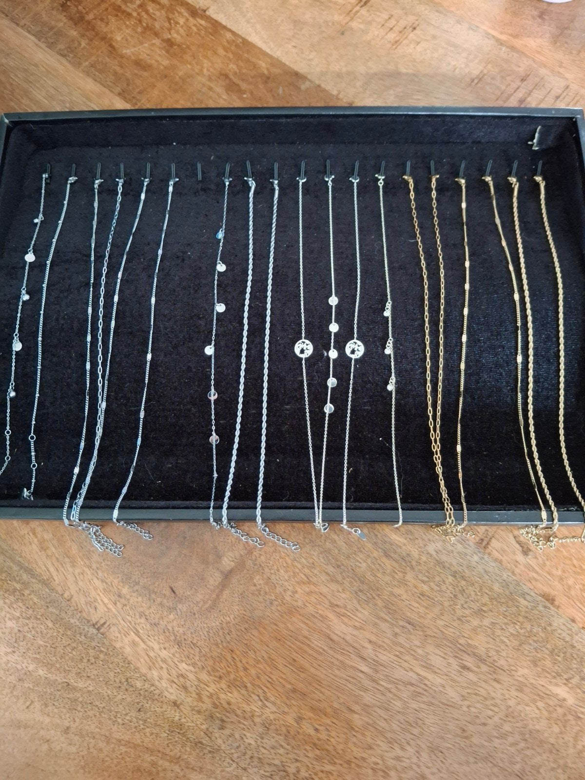 Partij enkelbandjes RVS en RVS GOLD plated, Ophalen of Verzenden, Nieuw