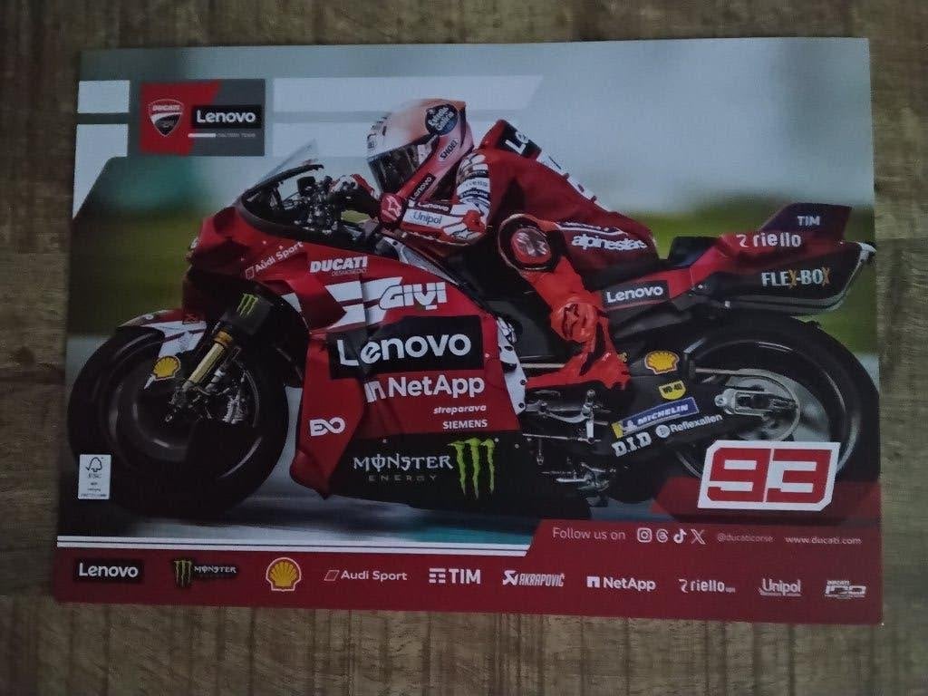 Persfoto kaart marc marquez ducati tt assen 2026, Verzamelen, Ophalen of Verzenden, Gebruikt, Motoren