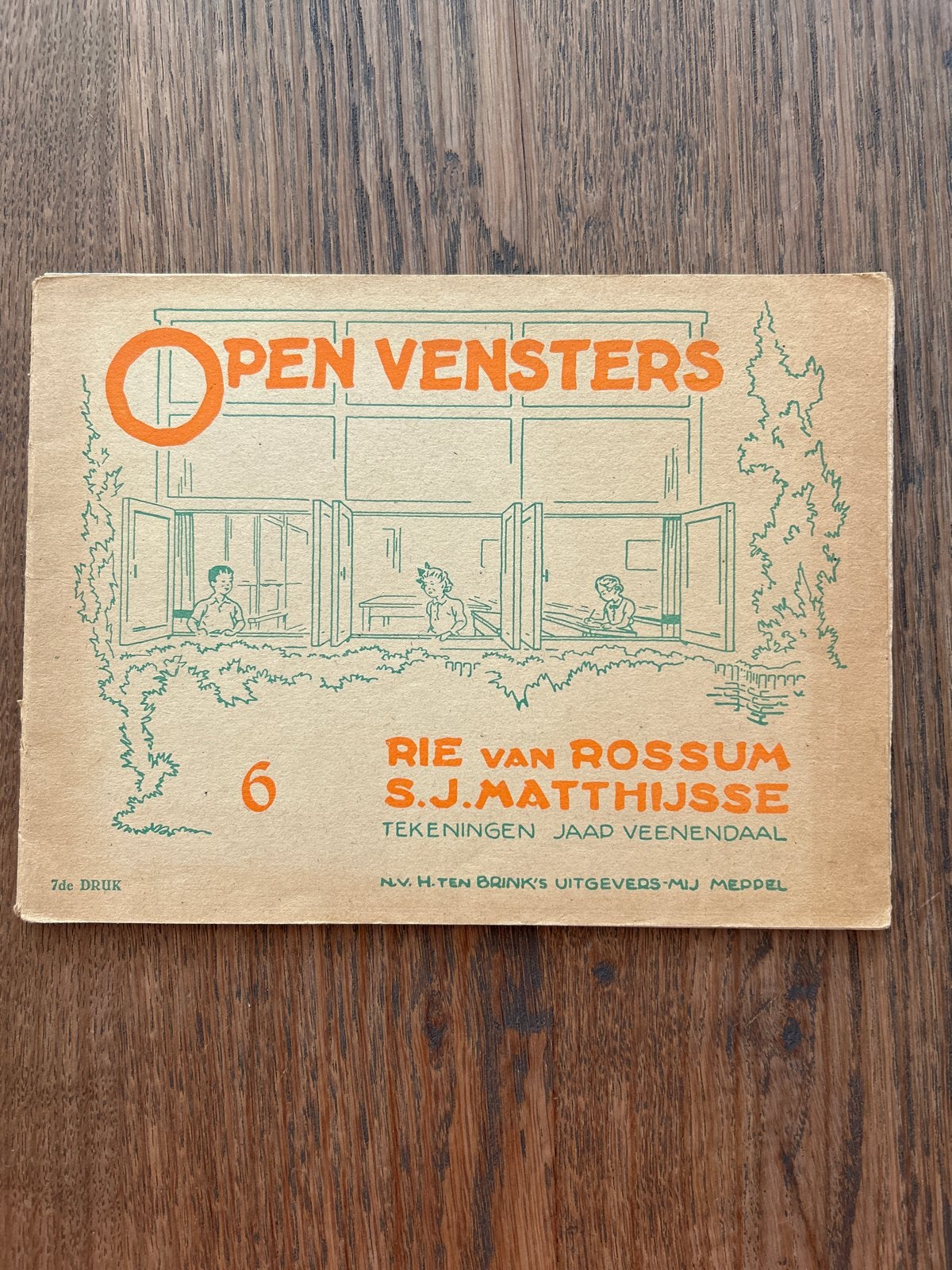 Open Vensters - Rie van Rossum S.J. Matthijsse (7e druk), Ophalen of Verzenden, Gelezen, Prentenboek