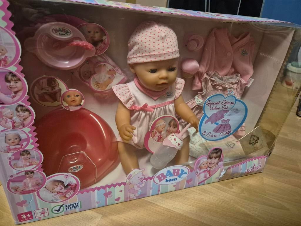 Baby born (nieuw) met accessoires, Ophalen, Nieuw
