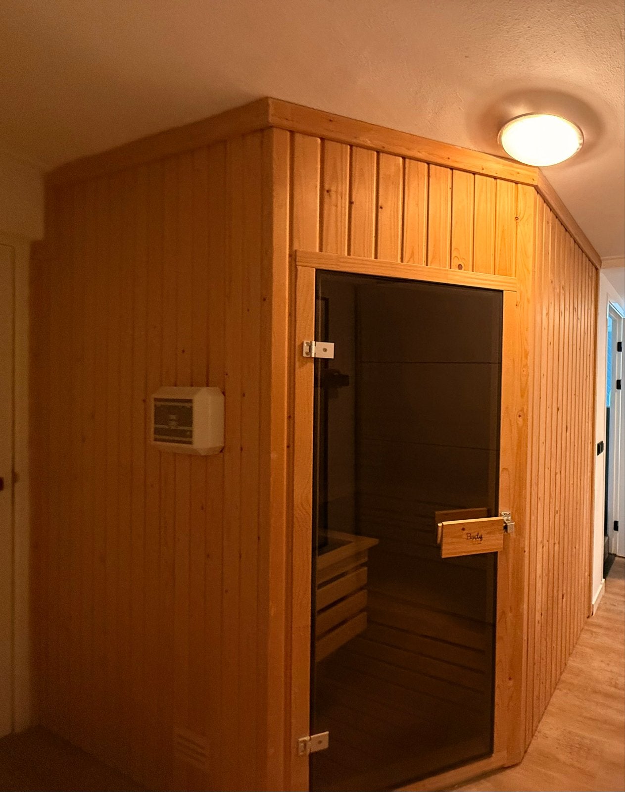 Complete Finse Sauna met EOS besturing, Ophalen, Gebruikt, Fins of Traditioneel, Complete sauna