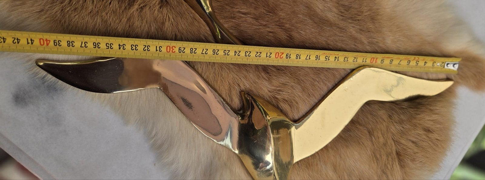 Set vintage messing wandvogels / meeuwen - Jaren 60/70, Ophalen of Verzenden