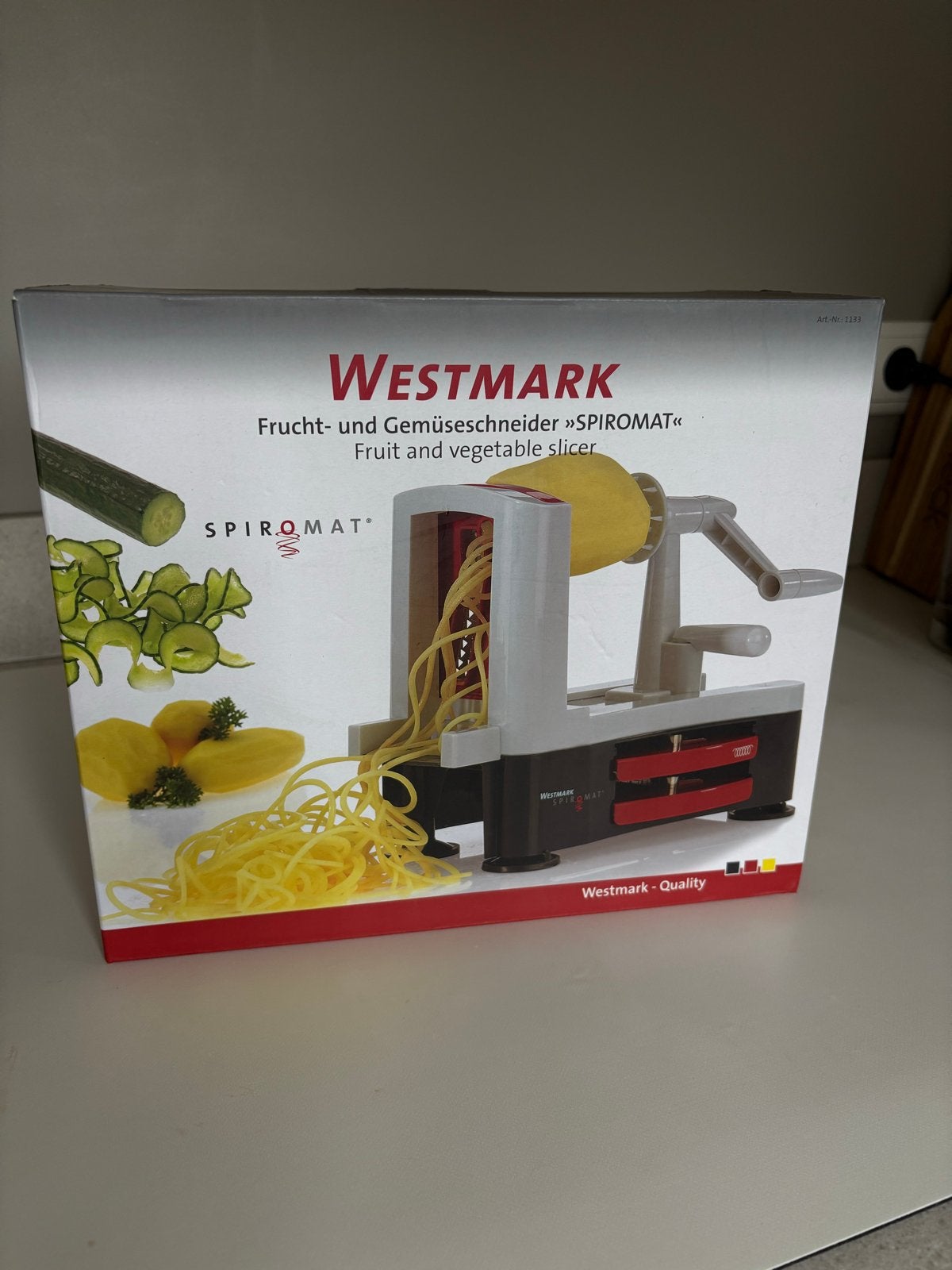 Westmark Spiromat Fruit- en Groentesnijder - Nieuw in doos, Ophalen of Verzenden, Nieuw