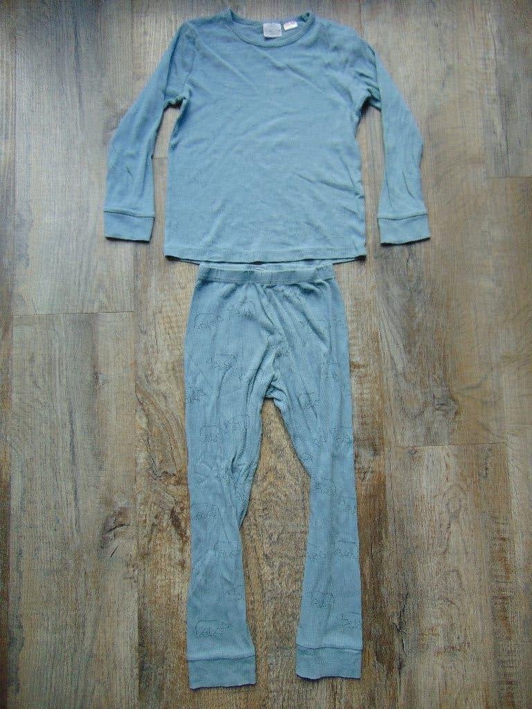 Zara lange pyjama blauw ijsbeer maat 116 / 122 setje, Kinderen en Baby's, Nacht- of Onderkleding, Gebruikt, Ophalen of Verzenden