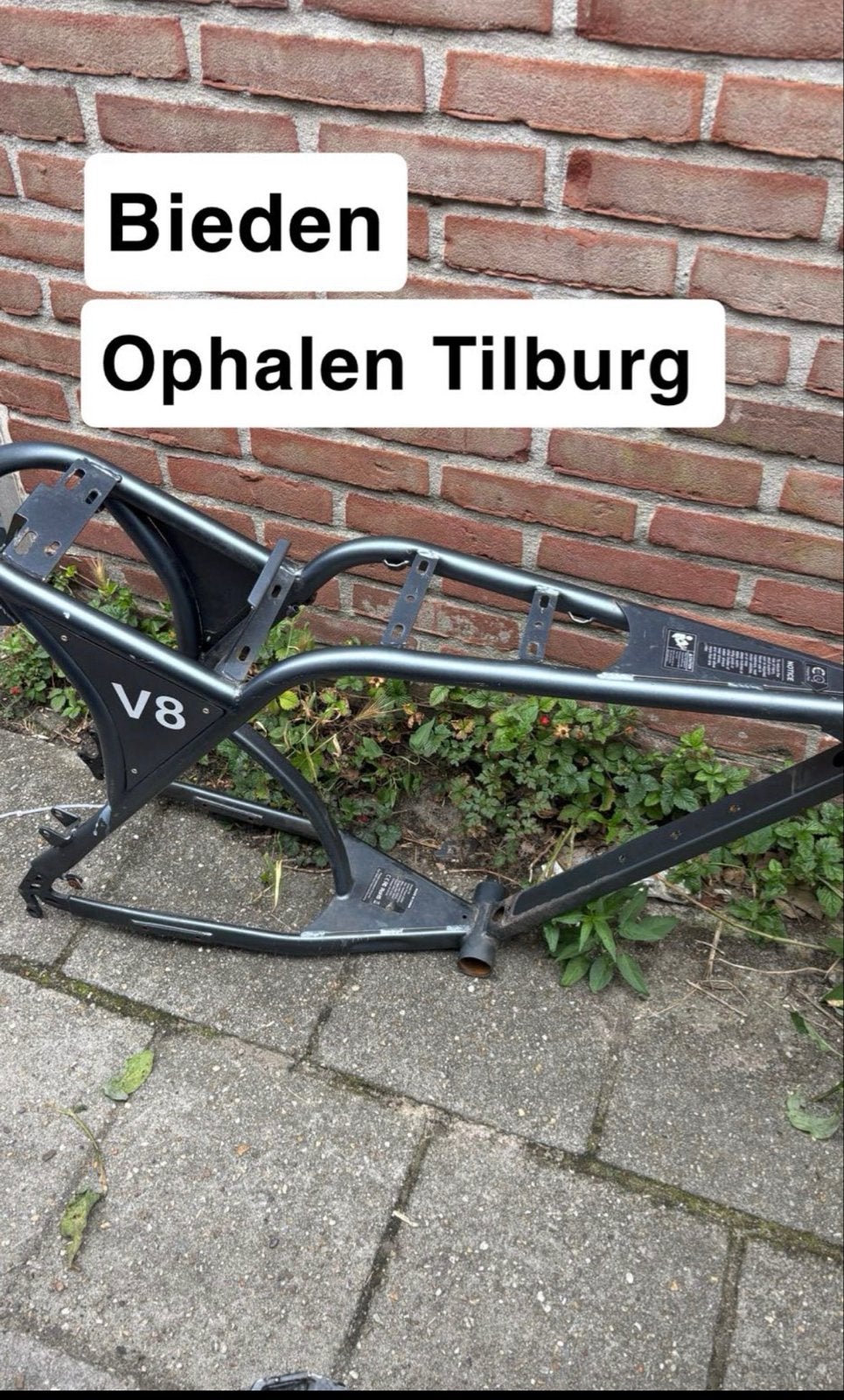 V8 Fatbike Frame - Ophalen in Tilburg, Ophalen, Gebruikt, Fatbike, Frame
