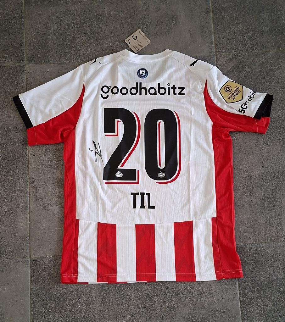 Shirt met originele handtekening; Guus Til # PSV Kampioen, Verzenden, Nieuw, PSV, Shirt