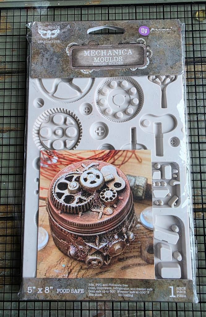 ⚙️ Finnabair Mechanica Moulds - Steampunk mallen, Hobby en Vrije tijd, Knutselen, Ophalen of Verzenden