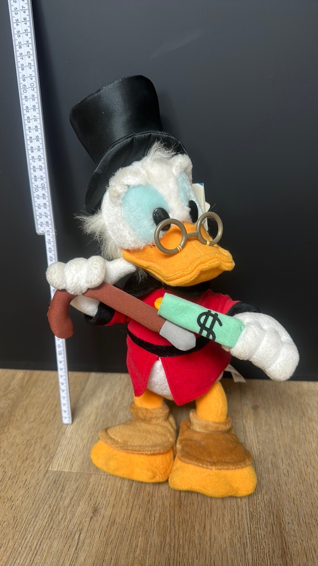 Disney Oom Dagobert knuffel 30 cm met label, Ophalen of Verzenden, Overige figuren, Nieuw, Knuffel