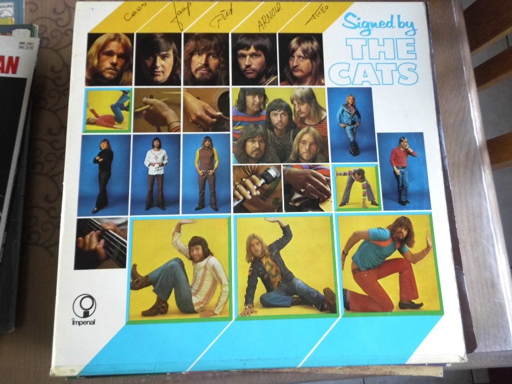 The Cats - Signed by The Cats LP (1972), Cd's en Dvd's, LP, Gebruikt, Pop, Originele persing