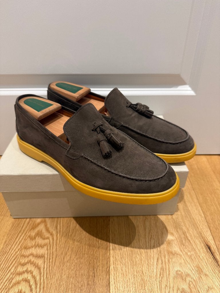 Santoni Tassel Loafer | UK 9.5 | (275), Kleding | Heren, Schoenen, Loafers, Zo goed als nieuw, Santoni, Verzenden