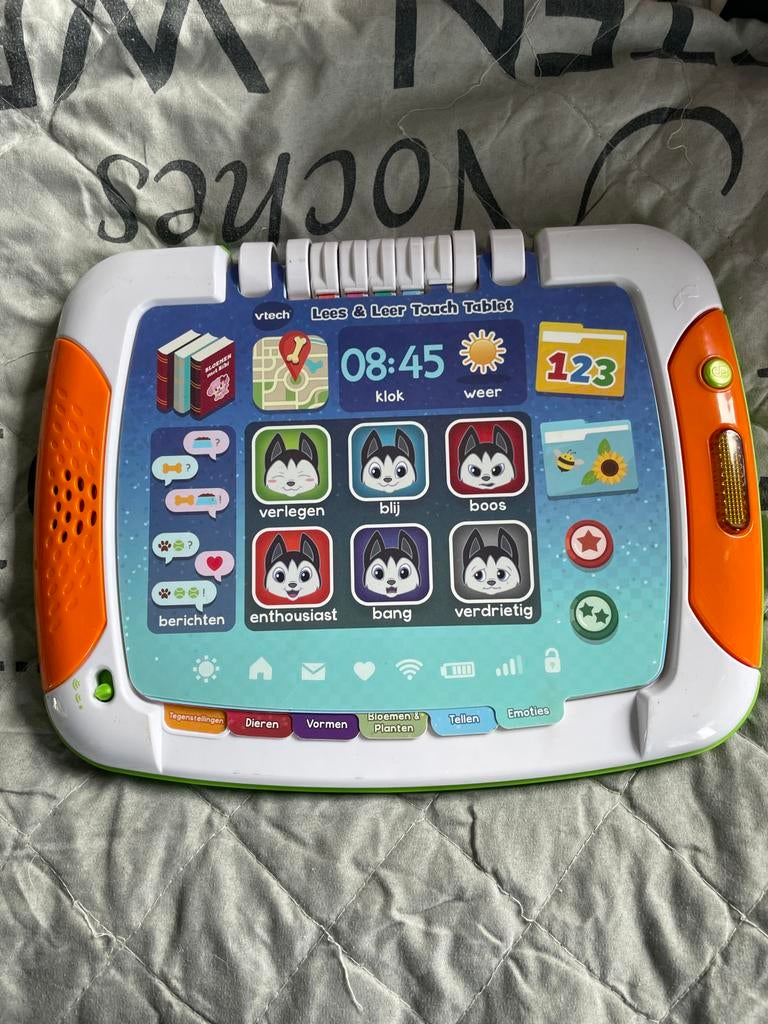 VTech Lees & Leer Touch Tablet voor Kinderen, Ophalen of Verzenden, Gebruikt, Taal en Lezen, Met licht