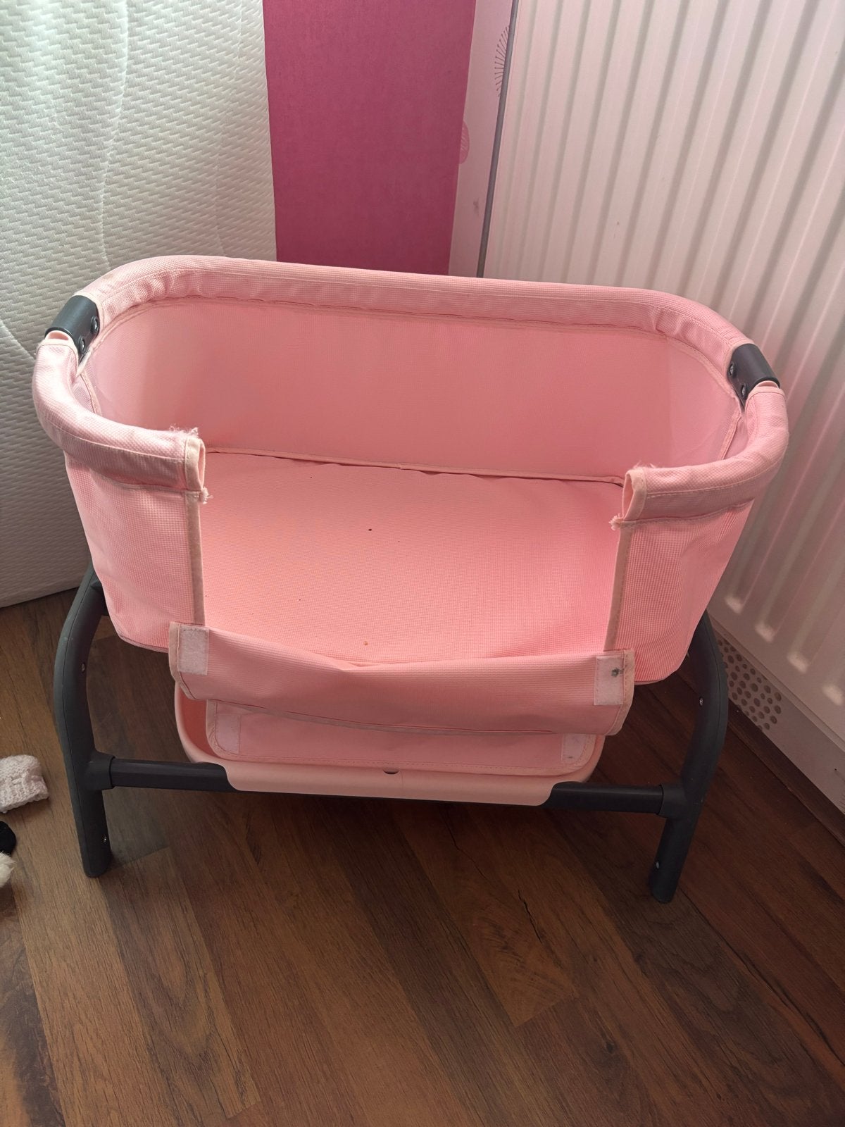 Smoby Maxi Cosi Co-Sleeper / Poppenwieg, Ophalen of Verzenden, Gebruikt, Overige typen, Met wieltjes