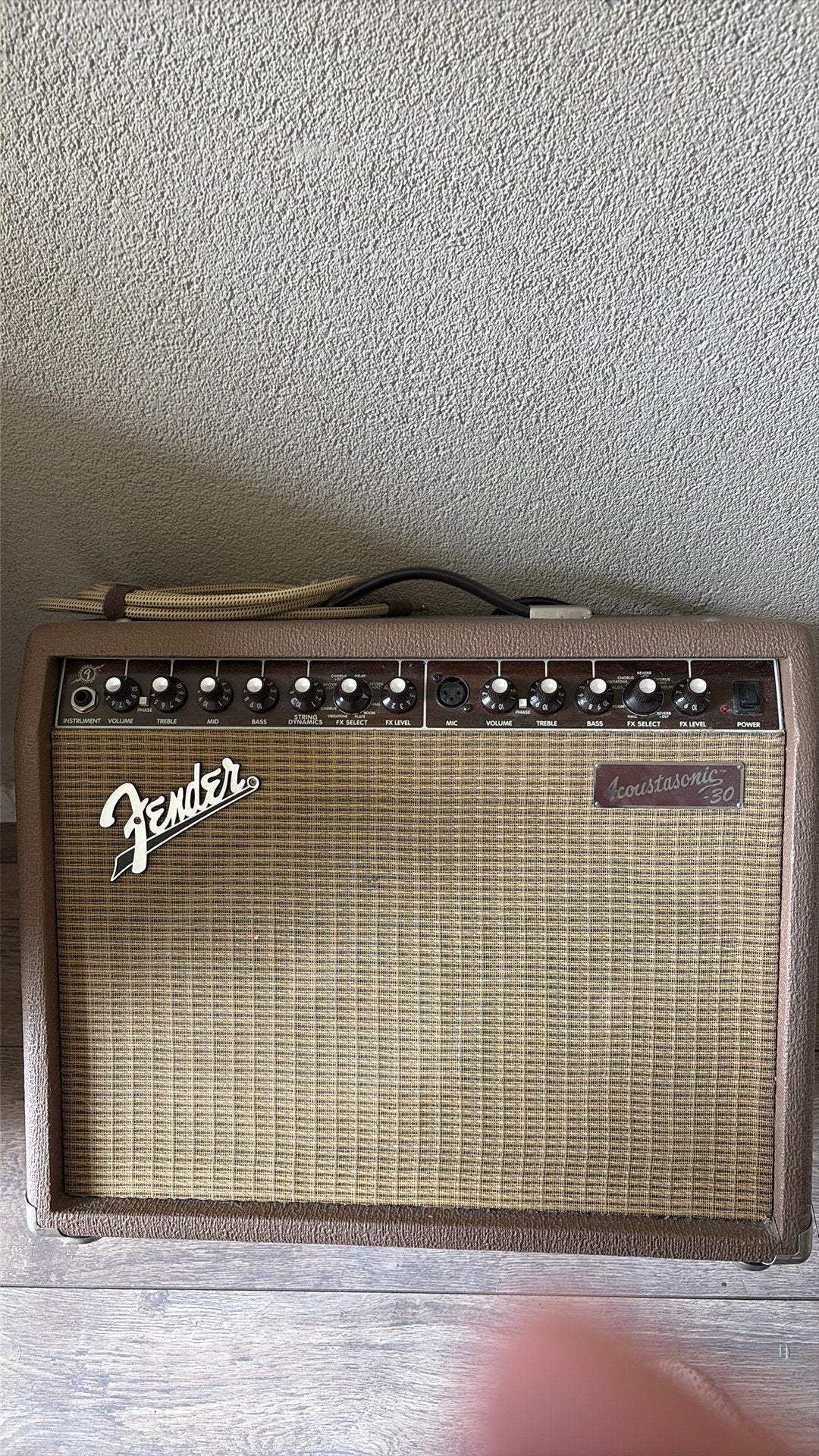 Fender Accousimas 30, Muziek en Instrumenten, Versterkers | Bas en Gitaar, Ophalen of Verzenden, Zo goed als nieuw, Minder dan 50 watt