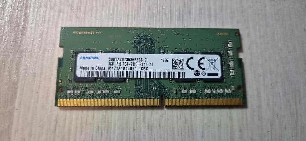 Samsung 8GB DDR4 RAM voor Laptop (2400MHz), Computers en Software, RAM geheugen, DDR4, 8 GB, Ophalen of Verzenden, Zo goed als nieuw