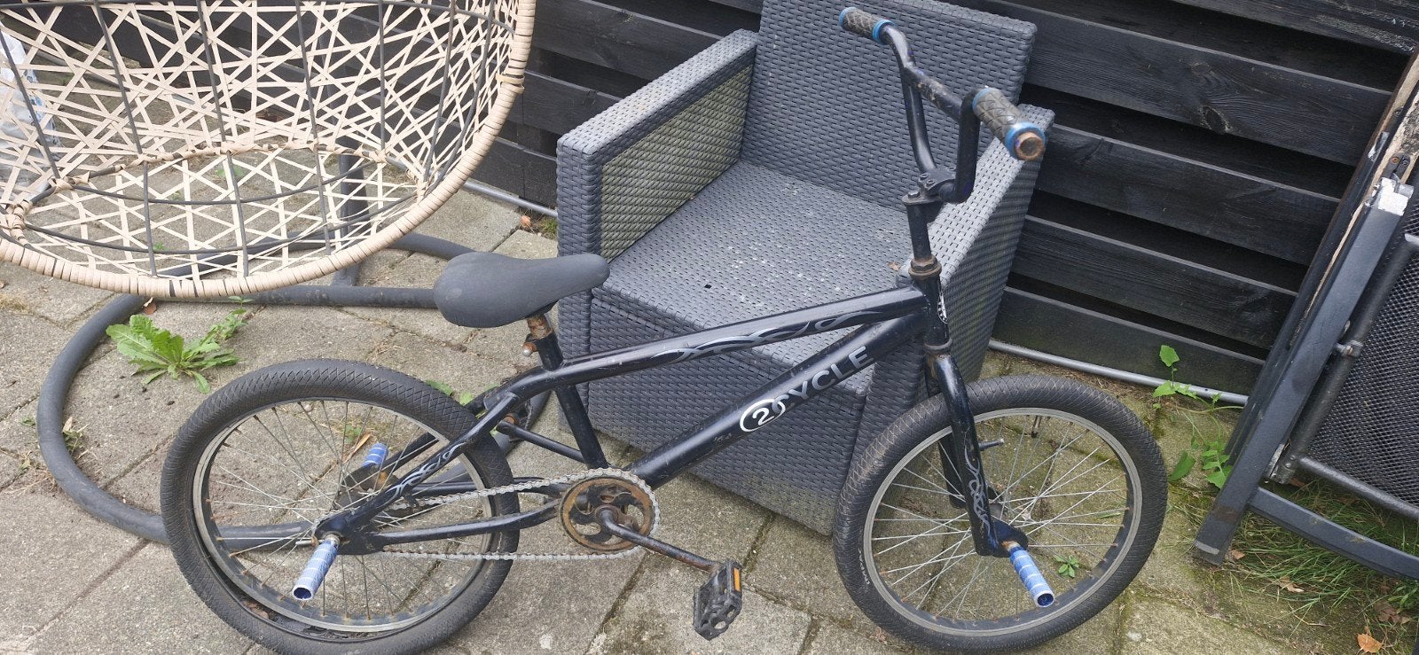BMX fiets - Opknapper, Fietsen en Brommers, Gebruikt, Staal, Velgrem, 20 tot 24 inch