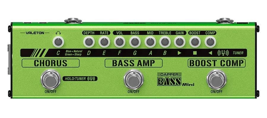Valeton Dapper Bass Mini multi-effect voor basgitaar, ., Nieuw, Ophalen of Verzenden, Multi-effect