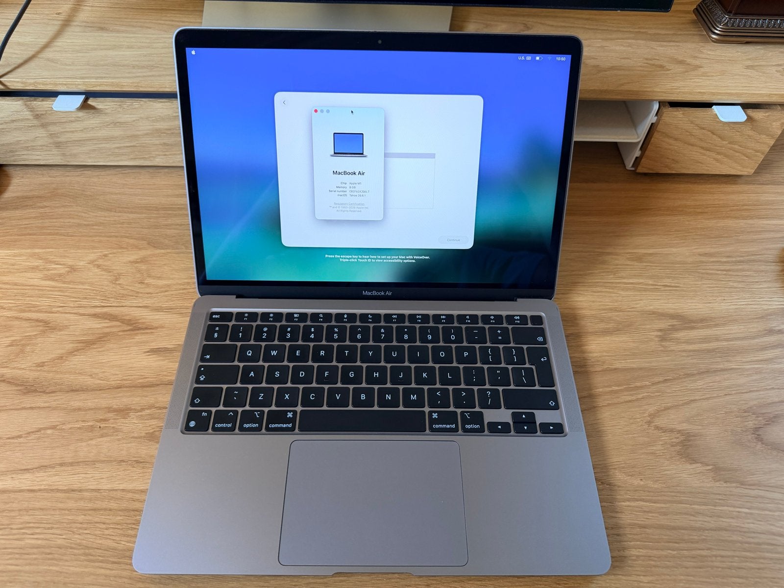 MacBook Air 13 inch, 512GB - Zo goed als nieuw met hoes, Ophalen, Qwerty, 8 GB, 13 inch